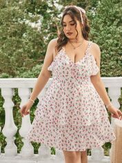 Акція на Сарафан жіночий літній SHEIN GD-00137278 XL Білий від Rozetka