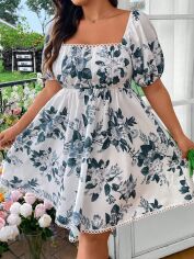 Акція на Плаття міді літнє жіноче SHEIN GD-00135986 XL Комбіноване від Rozetka