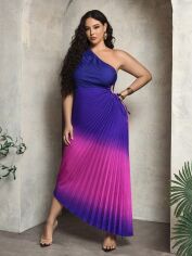 Акція на Плаття вечірнє довге літнє жіноче SHEIN GD-00137644 XL Комбіноване від Rozetka