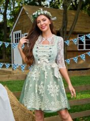 Акція на Сукня жіноча SHEIN GD-00132043 XS Сіро-зелена від Rozetka