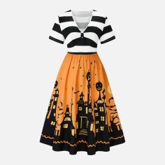 Акція на Сукня жіноча SHEIN GD-00132323 2XL Комбінована від Rozetka
