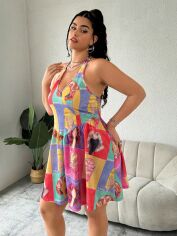 Акція на Сукня жіноча SHEIN GD-00133127 XL Комбінована від Rozetka