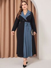 Акція на Плаття вечірнє довге осіннє жіноче SHEIN GD-00137211 XL Комбіноване від Rozetka