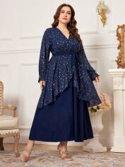 Акція на Сукня жіноча SHEIN GD-00137214 XL Темно-синя від Rozetka