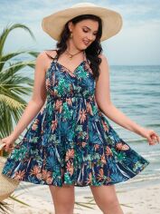 Акція на Сарафан жіночий літній SHEIN GD-00137243 XL Комбінований від Rozetka
