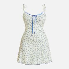 Акція на Сукня жіноча SHEIN GD-00135825 XL Молочна від Rozetka