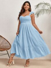 Акція на Сукня жіноча SHEIN GD-00135553 XL Блакитна від Rozetka