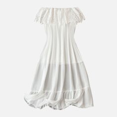 Акція на Сукня жіноча SHEIN GD-00135564 XL Біла від Rozetka
