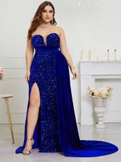Акція на Сукня жіноча SHEIN GD-00136982 XL Синя від Rozetka