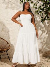 Акція на Сукня жіноча SHEIN GD-00136125 XL Біла від Rozetka
