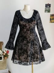Акція на Плаття вечірнє коротке літнє жіноче SHEIN GD-00132547 XL Чорне від Rozetka