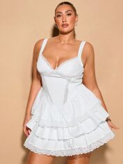 Акція на Сарафан жіночий літній SHEIN GD-00132031 XL Білий від Rozetka