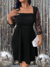 Акція на Сукня жіноча SHEIN GD-00132105 XL Чорна від Rozetka