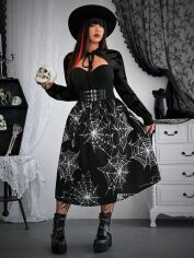 Акція на Плаття жіноче SHEIN GD-00132554 3XL Чорне від Rozetka