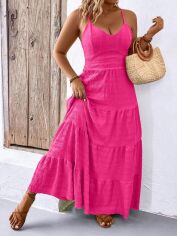 Акція на Сукня жіноча SHEIN GD-00136243 XL Рожева від Rozetka