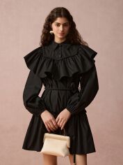 Акція на Плаття-сорочка вечірнє коротке літнє жіноче SHEIN GD-00133193 M Чорне від Rozetka