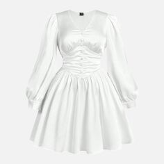 Акція на Плаття вечірнє коротке літнє жіноче SHEIN GD-00133467 XL Біле від Rozetka