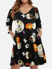 Акція на Сукня жіноча SHEIN GD-00134111 XL Чорна від Rozetka