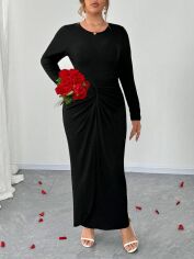 Акція на Сукня жіноча SHEIN GD-00134713 2XL Чорна від Rozetka