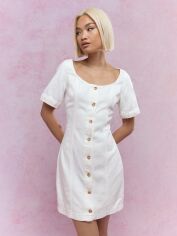 Акція на Плаття коротке літнє жіноче SHEIN GD-00131938 L Біле від Rozetka