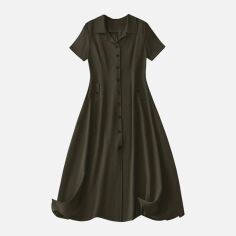 Акція на Сукня жіноча SHEIN GD-00137420 XL Сіро-зелена від Rozetka