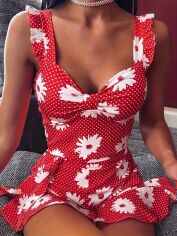Акція на Сукня жіноча SHEIN GD-00134201 XL Червона від Rozetka