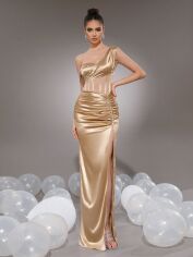 Акція на Сукня жіноча SHEIN GD-00134054 M Золотиста від Rozetka
