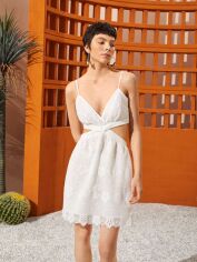Акція на Сукня жіноча SHEIN GD-00142525 L Біла від Rozetka