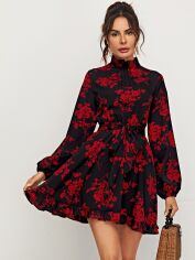 Акція на Плаття коротке літнє жіноче SHEIN GD-00142718 L Комбіноване від Rozetka
