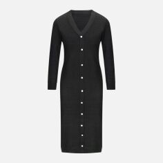 Акція на Плаття в'язане міді зимове тепле жіноче SHEIN GD-00143154 L Чорне від Rozetka