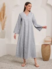 Акція на Плаття міді осіннє жіноче SHEIN GD-00143360 L Сіре від Rozetka