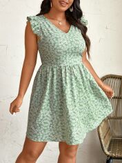 Акція на Сукня жіноча SHEIN GD-00138481 2XL Світло-зелена від Rozetka