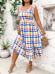 Акція на Сукня жіноча SHEIN GD-00138716 2XL Комбінована від Rozetka