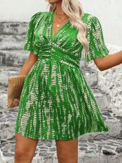 Акція на Плаття коротке літнє жіноче SHEIN GD-00137806 XL Комбіноване від Rozetka