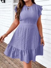 Акція на Сарафан жіночий літній SHEIN GD-00140179 4XL Блакитний від Rozetka