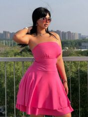 Акція на Сарафан жіночий літній SHEIN GD-00138533 2XL Рожевий від Rozetka