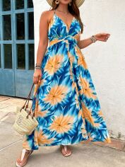 Акція на Сукня жіноча SHEIN GD-00138620 2XL Комбінована від Rozetka
