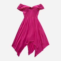 Акція на Плаття міді літнє жіноче SHEIN GD-00138329 2XL Рожеве від Rozetka
