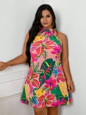 Акція на Сукня жіноча SHEIN GD-00139253 3XL Комбінована від Rozetka