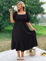 Акція на Сукня жіноча SHEIN GD-00138380 2XL Чорна від Rozetka