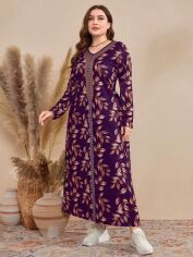 Акція на Плаття вечірнє довге літнє жіноче SHEIN GD-00138389 2XL Комбіноване від Rozetka