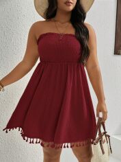 Акція на Сукня жіноча SHEIN GD-00138449 2XL Червона від Rozetka