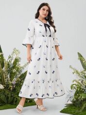 Акція на Сукня жіноча SHEIN GD-00138465 2XL Біла від Rozetka