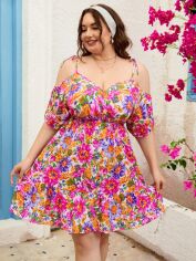 Акція на Сарафан жіночий літній SHEIN GD-00138468 2XL Комбінований від Rozetka