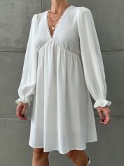 Акція на Плаття коротке літнє жіноче SHEIN GD-00143070 L Біле від Rozetka