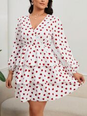Акція на Сукня жіноча SHEIN GD-00138172 2XL Біла від Rozetka