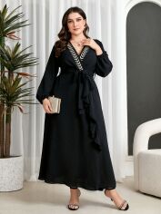 Акція на Сукня жіноча SHEIN GD-00138194 2XL Чорна від Rozetka