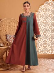Акція на Плаття вечірнє довге літнє жіноче SHEIN GD-00143351 L Комбіноване від Rozetka