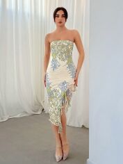 Акція на Плаття вечірнє міді літнє жіноче SHEIN GD-00143361 L Комбіноване від Rozetka