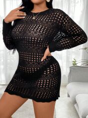 Акція на Плаття пляжне жіноче SHEIN GD-00139137 3XL Чорне від Rozetka
